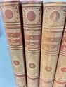 Antique Leather Bound 6 Volume Book Lot World Hist