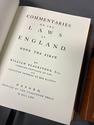 Blackstone Laws of England Volume I and II Leather