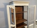 Painted Light Gray French Country Wood Cabinet Dis