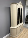 Painted French Country China Cabinet Hutch Chicken