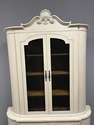 Painted French Country China Cabinet Hutch Chicken