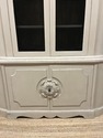 Painted French Country China Cabinet Hutch Chicken