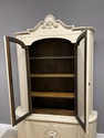 Painted French Country China Cabinet Hutch Chicken