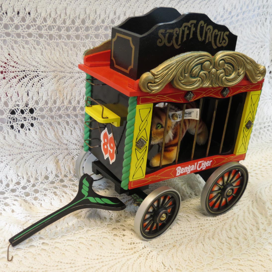 STEIFF GOLDEN AGE OF THE CIRCUS LIMITED EDITION CALLIOPE 4 WAGONS BEARS ...