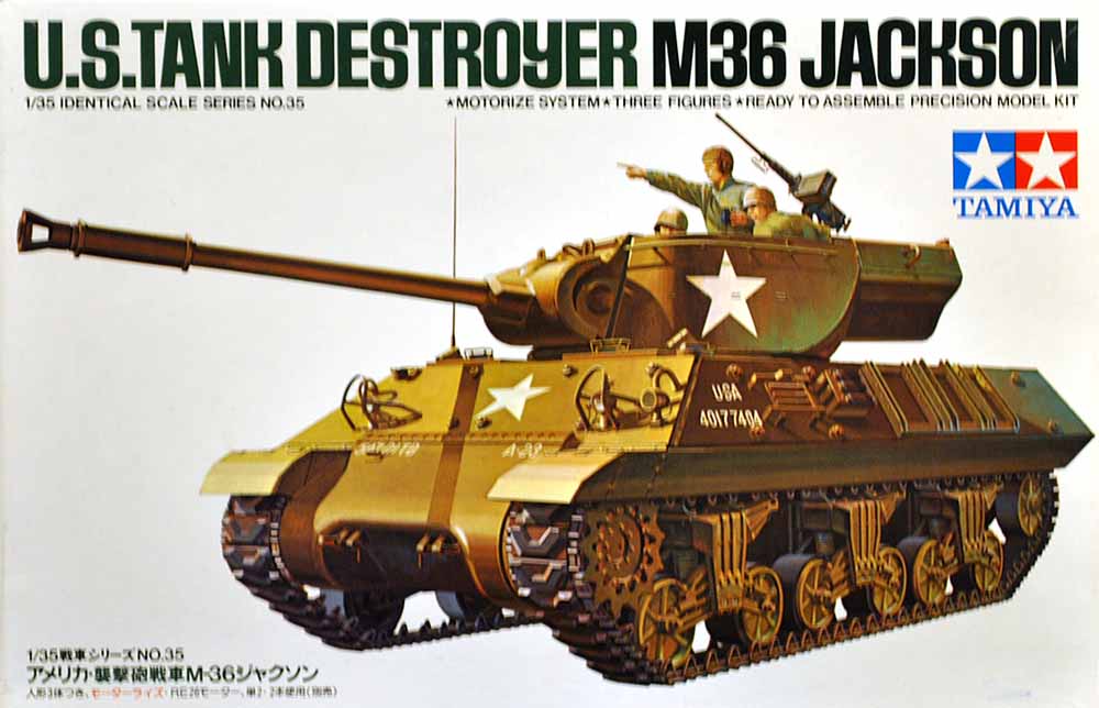 Tamiya MT135 Motorized 1 35 U S Army Tank Destroyer M36 Jackson Model ...