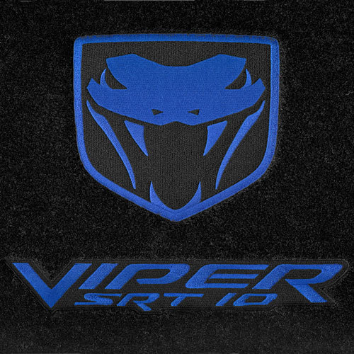 viper snake with  viper srt-10 lettering   applique