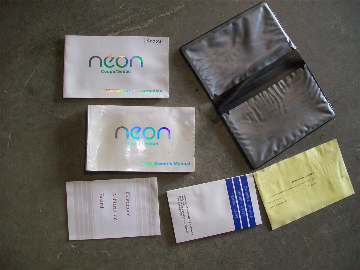 This fits the following according to the Hollander Interchange  Books/Software Program: MANUAL NEON 96