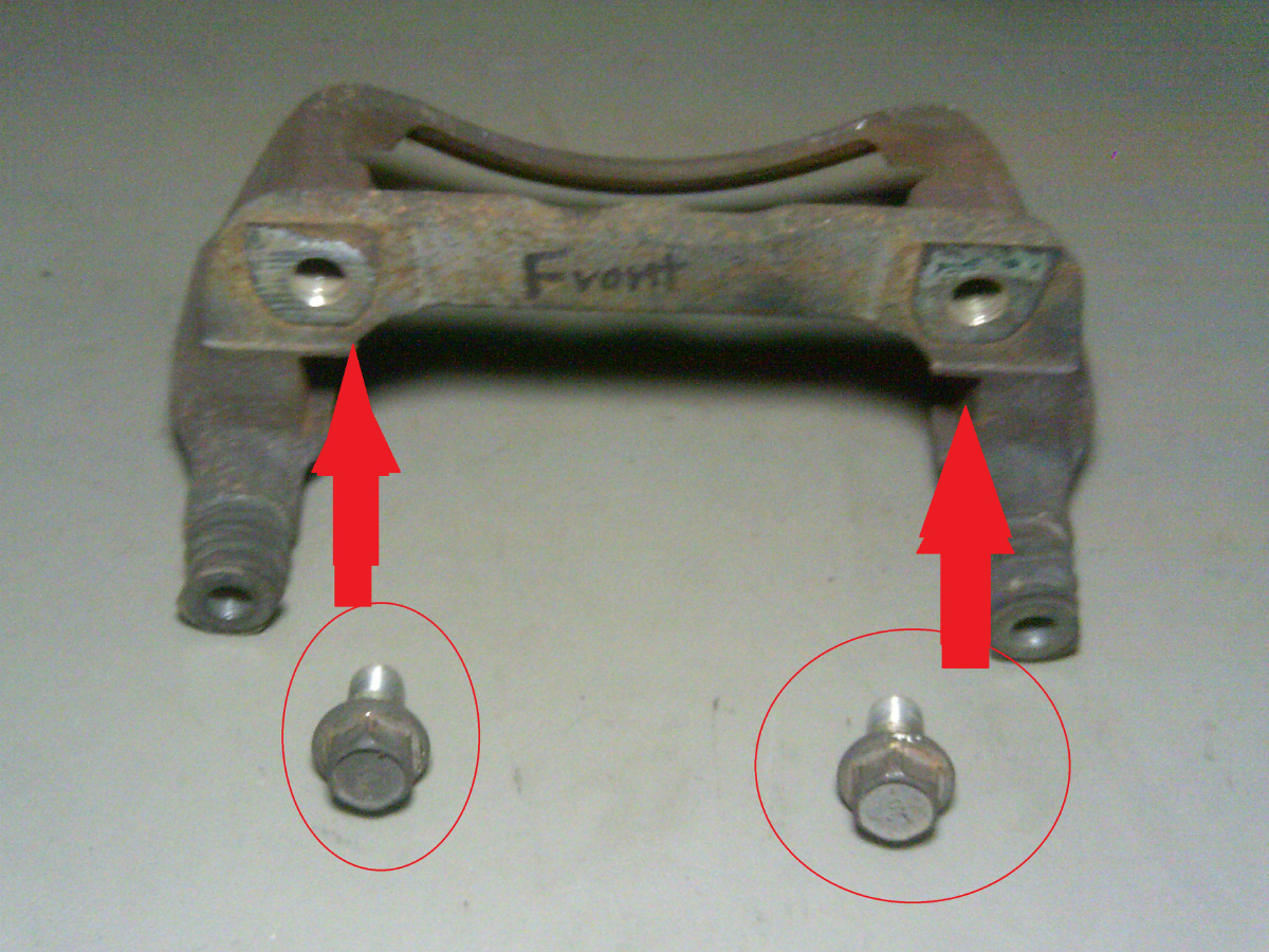 9802 Accord 6 Cylinder Front Brake Caliper Bracket Assembly Mounting