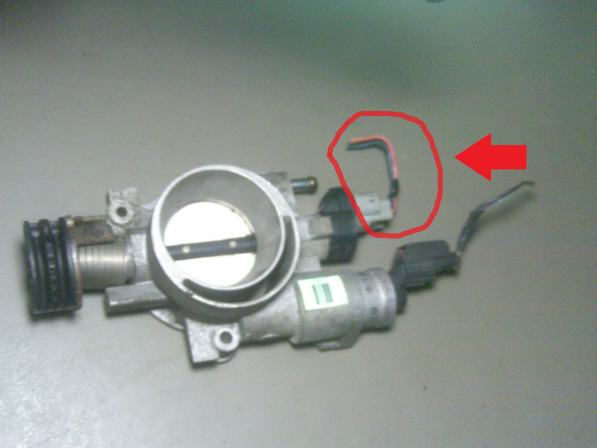 03 Town And Country 3.3L Throttle Position Sensor TPS Pigtail Wires