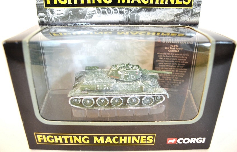 Corgi Fighting Machines STALINGRAD T34/76 Tank Mint In Box | eBay