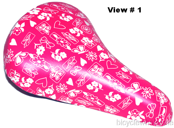 pink bmx seat
