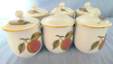 Royal Worcester Evesham Pots De Creme with Lids