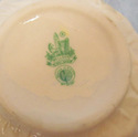 Belleek Lotus Creamer and Open Sugar with Cobb Lus