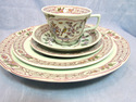 Adams Calex Ware Singapore Bird Ironstone Dinnerwa