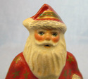 Vaillancourt Folk Art Chalkware Santa With Stars C