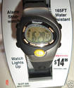 NEW Womens Sharp Digital Watch 165FT Alarm/Stop/Li
