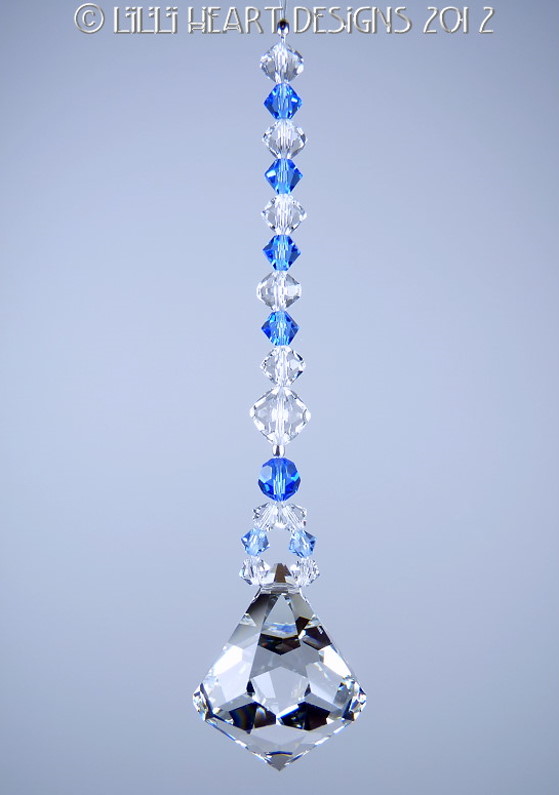 m//w Swarivski Crystal Dreidel Chakra Octagons Sun Catcher Lilli Heart Designs