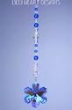 m/w Swarovski Crystal RARE BLUE AB Logo Snowflake 