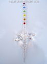 m/w Swarovski Crystal Clear Rainbow Dragonfly Sunc