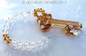 m/w Swarovski Crystal 50mm Copper Yoko Ono Key Sun