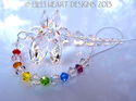 m/w Swarovski Crystal Clear Rainbow Dragonfly Sunc