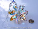 m/w Swarovski Crystal BIG AB 24mm Lily Octagon Sun