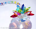 m/w Swarovski AB Rare Chakra Colors Lotus Blossom 