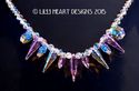m/w Swarovski Crystal Very RARE Rosaline Pink Spik