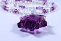 m/w Swarovski Crystal New Amethyst Edelweiss 28mm 