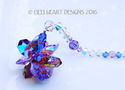 m/w Swarovski RARE Bermuda Blue and Violet Star Su