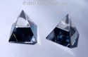 Crystal Clear Austrian Pyramids 20mm LOT OF 2 in G