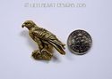 Hawk Pin Fine Pewter 24k Gold Plated Designed for 