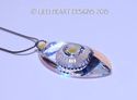 EYE OF SHIVA Fine Crystal Aurora Healing Pendant o