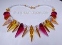 m/w Swarovski Crystal Fire + Ice Warm Colors Spike