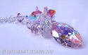 m/w Swarovski 38mm Roseline AB Marquise Star Top S