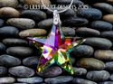 m/w Swarovski RARE 40mm Double Peacock Star CZ Bai