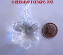 m/w Swarovski Crystal Clear LG Snowflake Ornament 