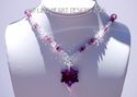 m/w Swarovski Crystal New Amethyst Edelweiss 28mm 