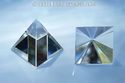 Crystal Clear Austrian Pyramids 20mm LOT OF 2 in G