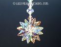 m/w Swarovski Crystal RARE Vintage Rose + AB Star 