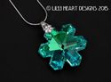 m/w Swarovski Crystal AB AQUA Disontinued Snowflak