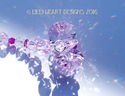 m/w Swarovski Crystal Pink Flower Car Charm or Sun
