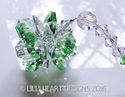 m/w Swarovski Mini SUPER STAR PERIDOT Car Charm Su