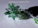 m/w Swarovski Mini SUPER STAR PERIDOT Car Charm Su