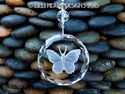 Crystal Butterfly Suncatcher w/Swarovski Butterfli