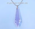 m/w Swarovski Retired Rosaline Pink Pendant Icicle