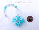 m/w Swarovski Mini Super Star 16 Octagons Aqua Sun