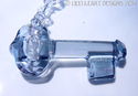 m/w Swarovski Crystal Blue Shade Big Yoko Ono Key 