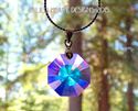 m/w Swarovski RARE Aurora Borealis 18mm 6208 Penda