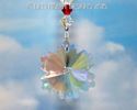 Crystal Aurora Borealis Snowflake Chakra Car Charm